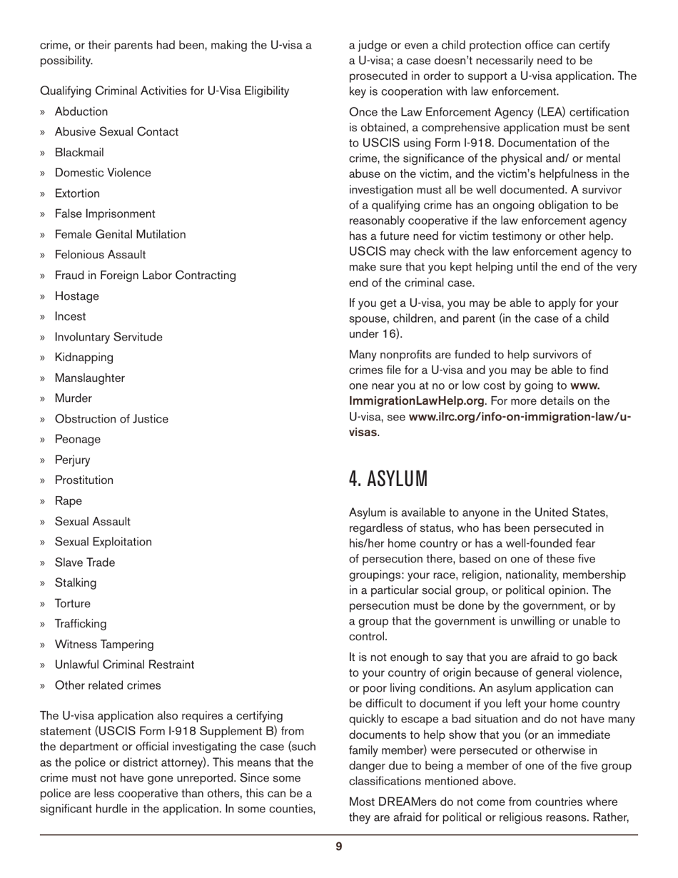 Beyond Deferred Action: Long-Term Immigration Remedies Every Dreamer Should Know About, Page 9