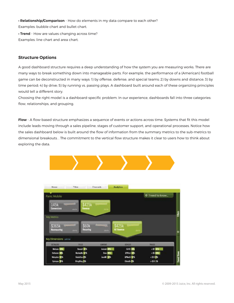 A Guide to Creating Dashboards People Love to Use - Juice Analytics, Page 13