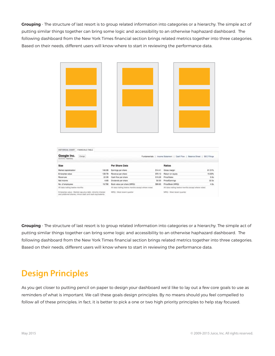 A Guide to Creating Dashboards People Love to Use - Juice Analytics, Page 15