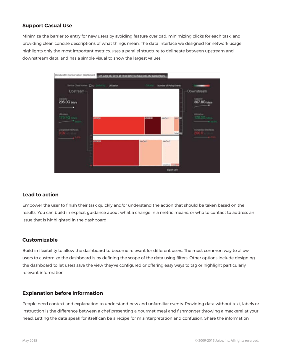 A Guide to Creating Dashboards People Love to Use - Juice Analytics, Page 18