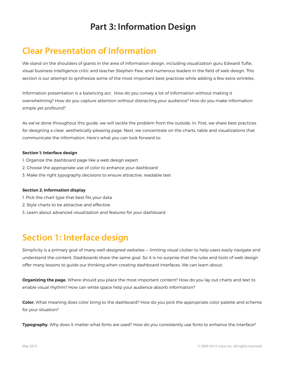 A Guide to Creating Dashboards People Love to Use - Juice Analytics, Page 23