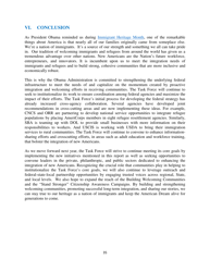 White House Task Force on New Americans One-Year Progress Report, Page 40