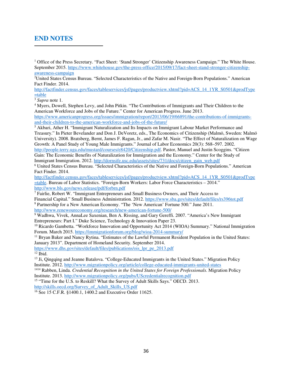 White House Task Force on New Americans One-Year Progress Report, Page 41