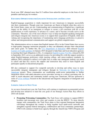 White House Task Force on New Americans One-Year Progress Report, Page 9