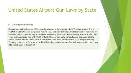 State Airport Gun Laws - E. Lee Thomson, Page 12