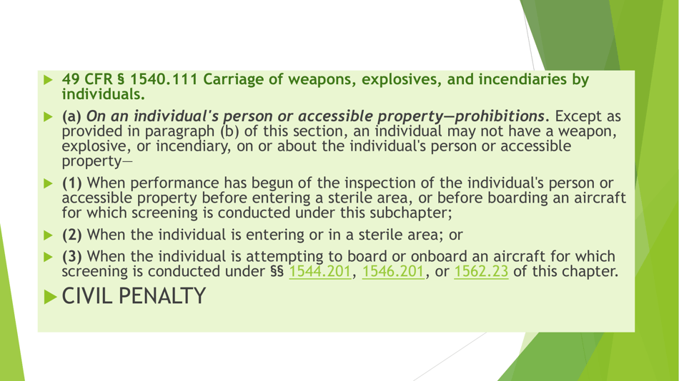 State Airport Gun Laws - E. Lee Thomson, Page 8