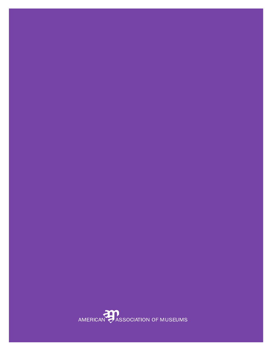 Trends Watch: Museums and the Pulse of the Future - American Association of Museums, Page 28