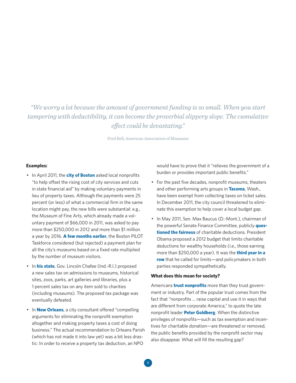 Trends Watch: Museums and the Pulse of the Future - American Association of Museums, Page 9