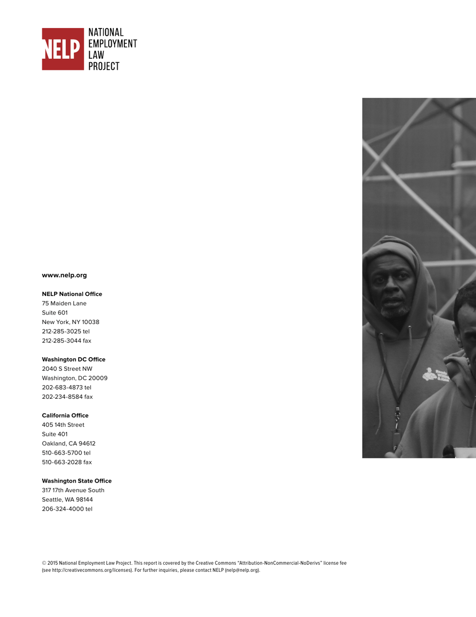 Advancing a Federal Fair Chance Hiring Agenda - Maurice Emsellem, Michelle Natividad Rodriguez (Nelp), Page 24