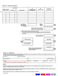 Form 1014A &quot;Reconciliation Form&quot; - Ontario, Canada, Page 2