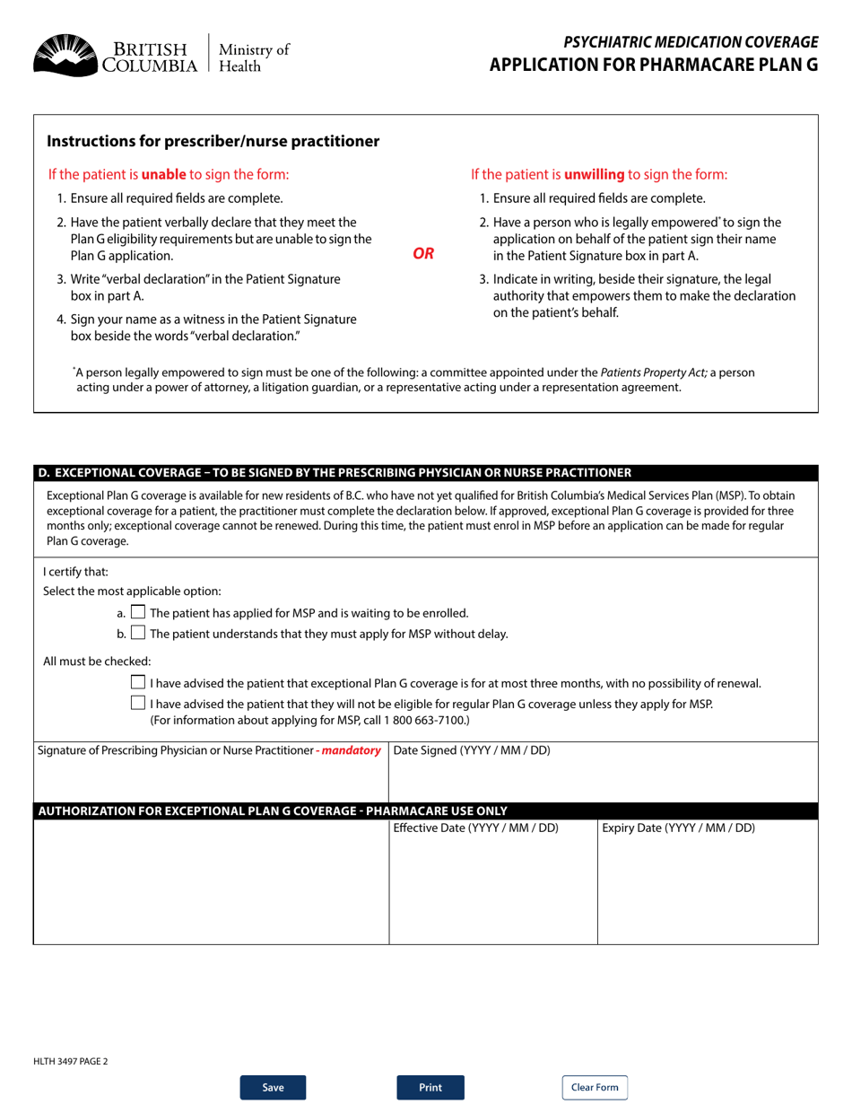 Form HTLH3497 Fill Out, Sign Online and Download Fillable PDF