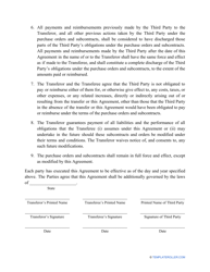 Novation Agreement Template, Page 3