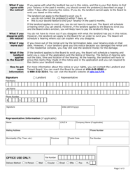 Form N5 &quot;Notice to End Your Tenancy for Interfering With Others, Damage or Overcrowding&quot; - Ontario, Canada, Page 3