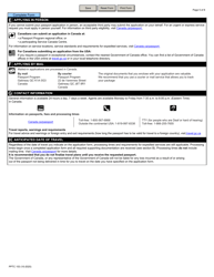 Form PPTC153 &quot;Adult General Passport Application&quot; - Canada, Page 5