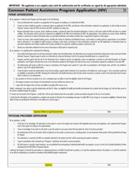 Common Patient Assistance Program Application (HIV) - Nastad, Page 4