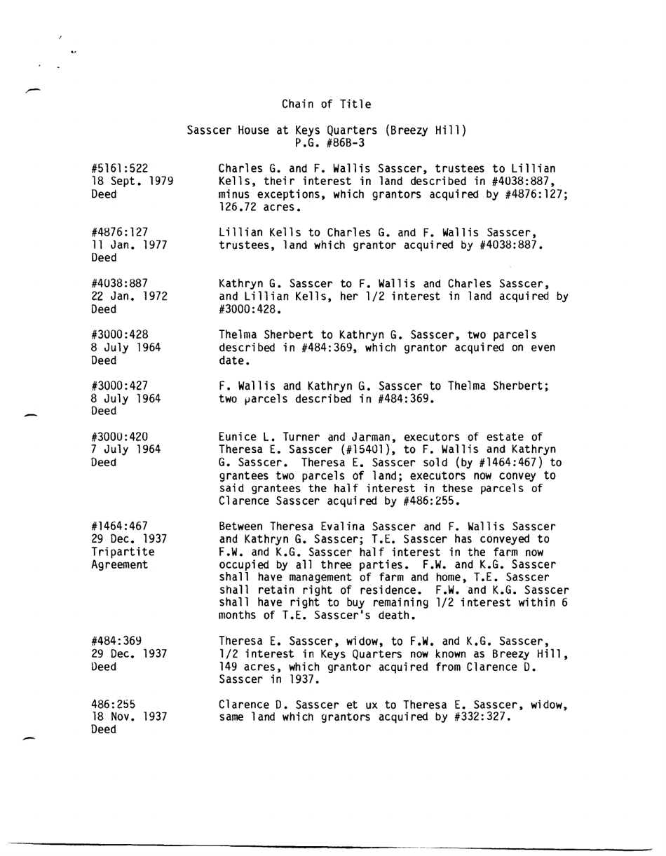 Sample State Historic Sites Inventory Form - Maryland, Page 21