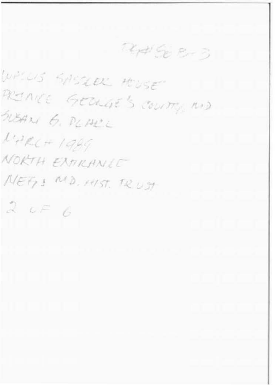 Sample State Historic Sites Inventory Form - Maryland, Page 29