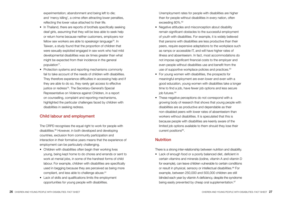 Children and Young People With Disabilities Fact Sheet - Unicef, Page 14