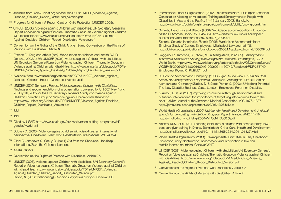 Children and Young People With Disabilities Fact Sheet - Unicef, Page 19