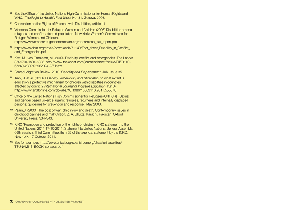 Children and Young People With Disabilities Fact Sheet - Unicef, Page 20