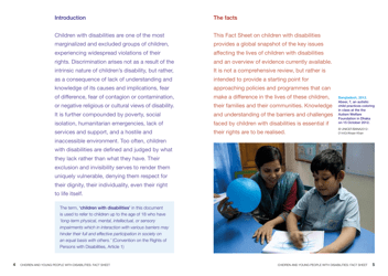 Children and Young People With Disabilities Fact Sheet - Unicef, Page 3
