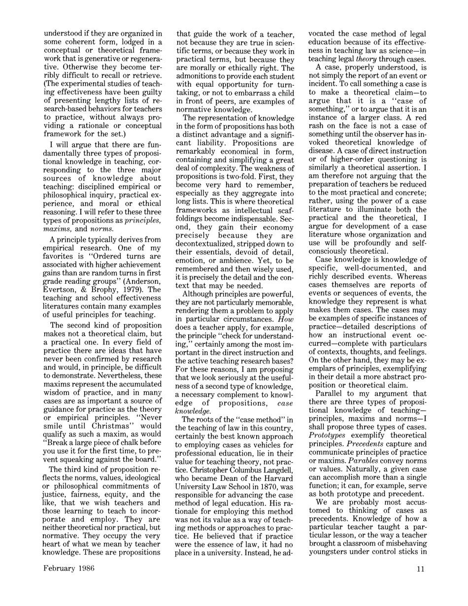 Those Who Understand: Knowledge Growth in Teaching - Lee S. Shulman, American Educational Research Association, Page 9
