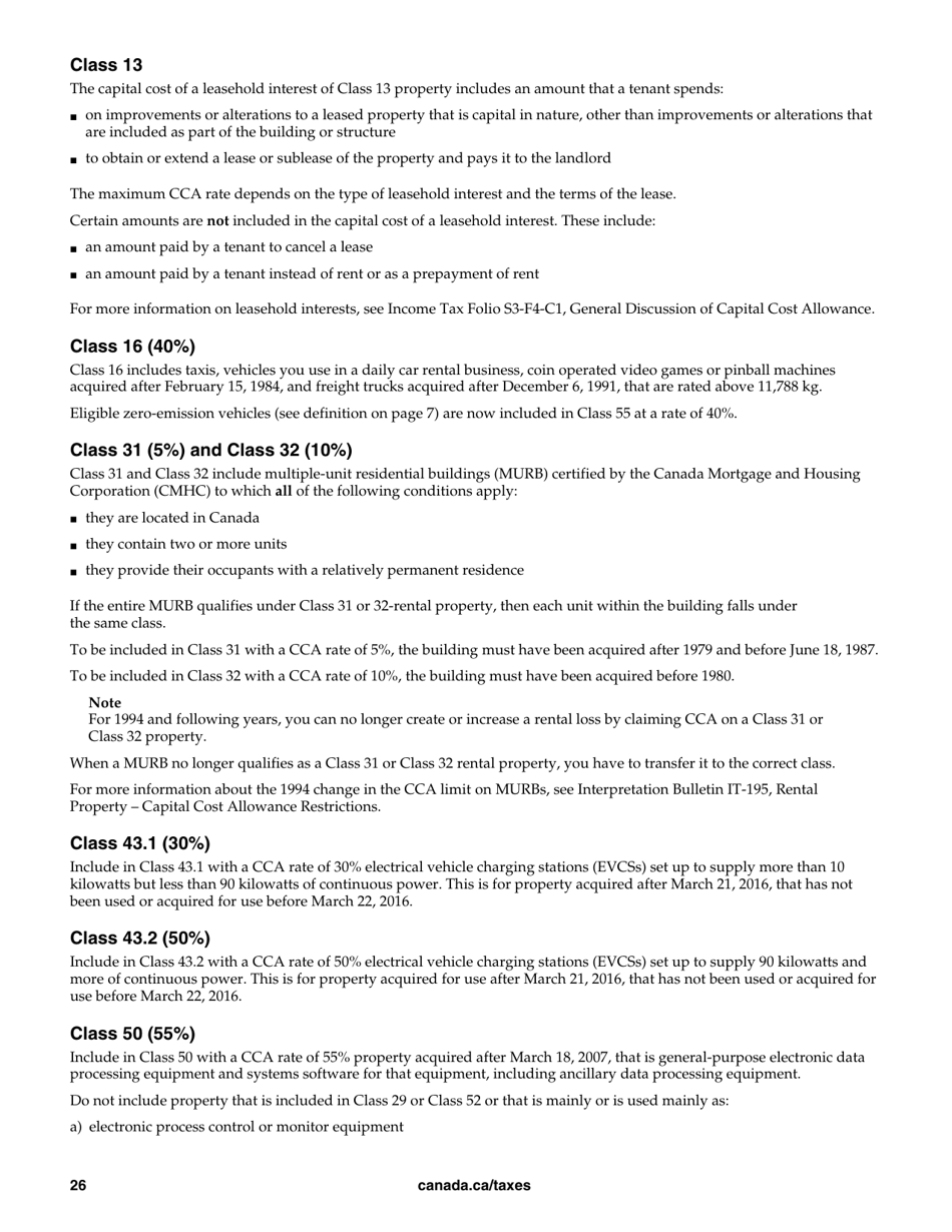 Form T4036 Rental Income - Canada, Page 26