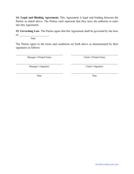 Investment Management Agreement Template, Page 10