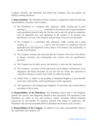 Distribution Agreement Template, Page 4