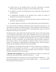 Distribution Agreement Template, Page 6