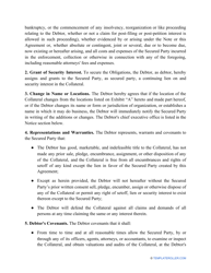 Security Agreement Template, Page 2