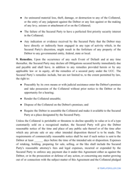 Security Agreement Template, Page 5