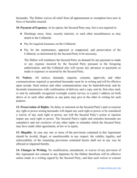 Security Agreement Template, Page 6