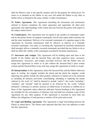 Security Agreement Template, Page 7