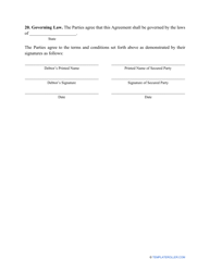 Security Agreement Template, Page 8