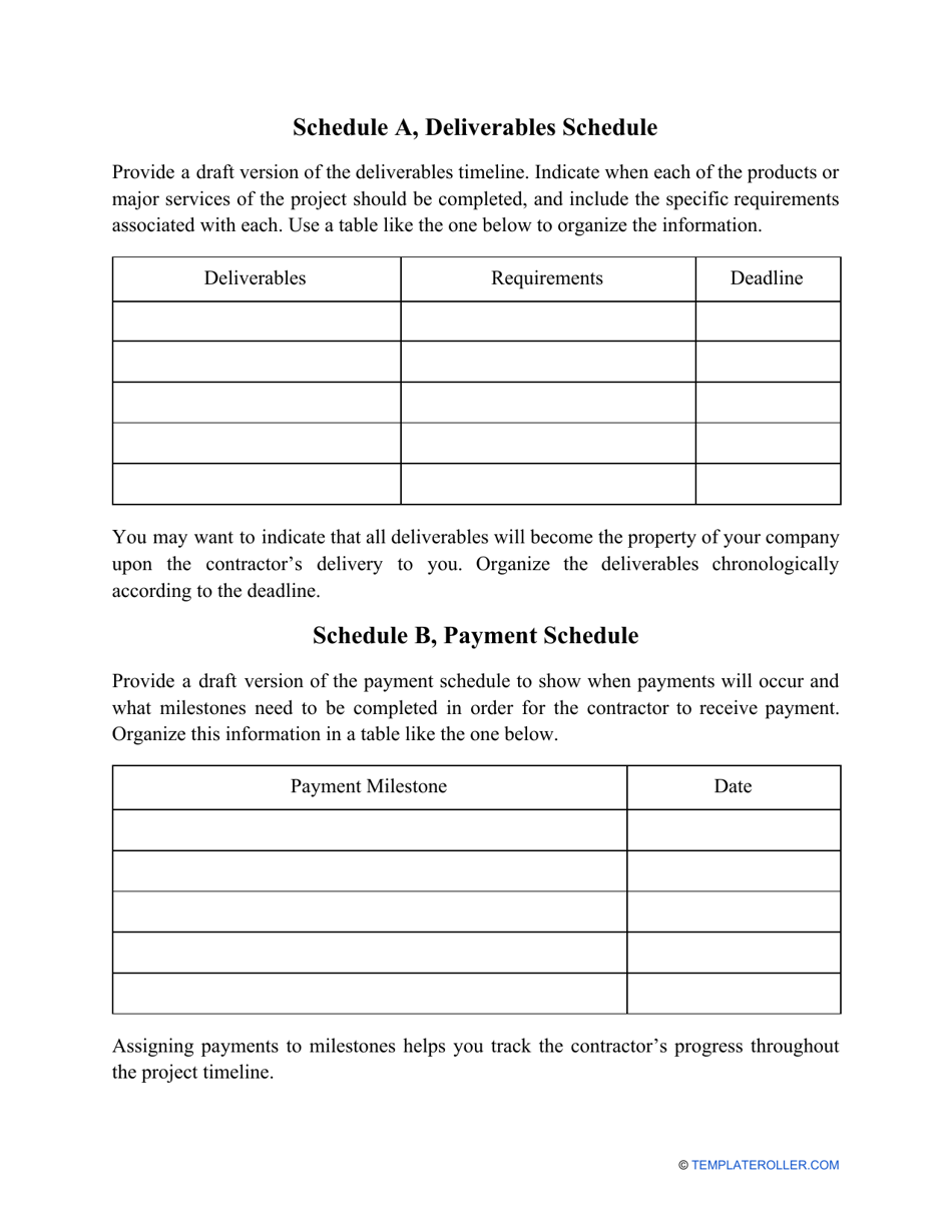Bid Proposal Template, Page 3