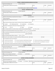 Form AR-1R Combined Business Tax Registration Form - Arkansas, Page 4