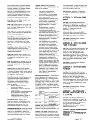 Instructions for Form AR-1R Combined Business Tax Registration Form - Arkansas, Page 2