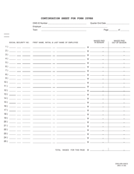 Form DWS-ARK-209BS Employer&#039;s Quarterly Contribution and Wage Report (Seasonal) - Arkansas, Page 2