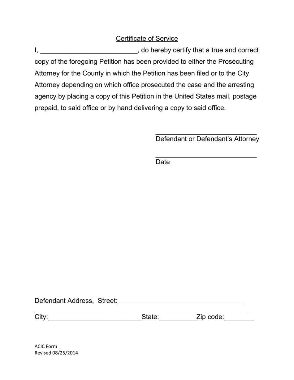 Petition to Seal Pursuant to Act 531 of 1993 ACA 16-93-1201, Et. Seq. and Act 1460 of 2013 a.c.a. 16-90-1401, Et. Seq. - Arkansas, Page 4