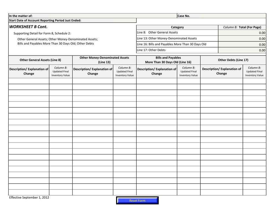 Form 8 Final Conservators Account - Arizona, Page 4