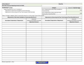 Form 9 Simplified Conservator's Account - Arizona, Page 7