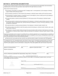 Form GEN037 Retiree Same-Sex Partner Affidavit - Alaska, Page 2