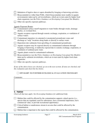 Appendix C Blank Ecoscoping Form - Alaska, Page 2
