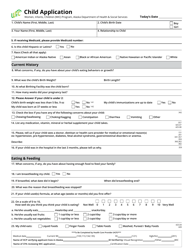 Child Application - Alaska