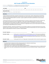 Mat Provider Standards of Care Attestation - Alaska, Page 4