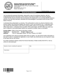 Registration Agreement - Arizona, Page 2