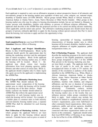 Form HUD-935.2B Affirmative Fair Housing Marketing (Afhm) Plan - Single Family Housing, Page 4