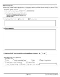Form HUD-92243-PRA Affirmative Fair Housing Marketing Plan (Afhmp) - Multifamily Housing, Page 2