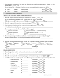 ADFA Form 111 Management Review Questionnaire - Arkansas, Page 3